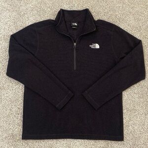 The North Face Basic Sweater Quarter Zip Men's Black Sweater